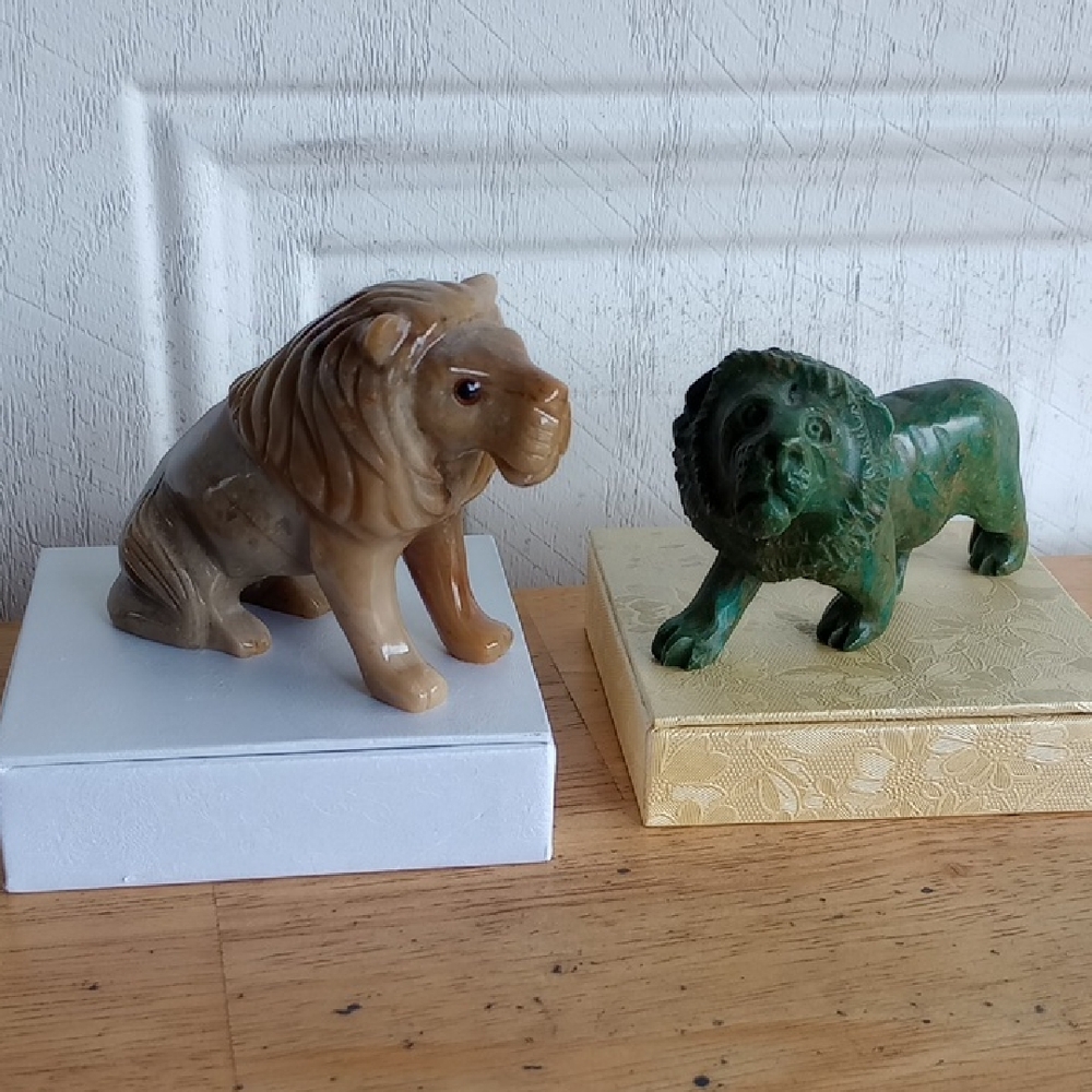 Choice Of Carved Stone Lion